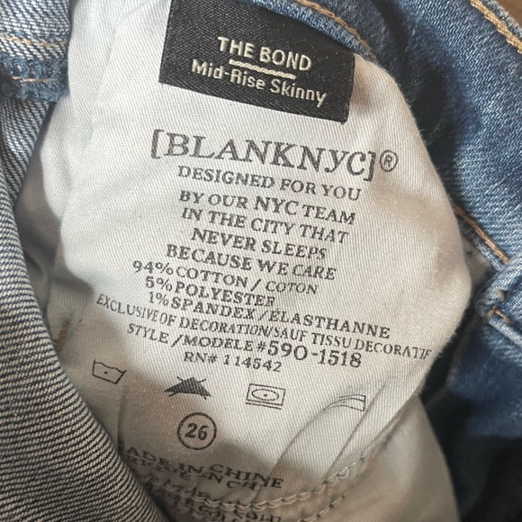 BLANKNYC The Bond Rainbow Skinny Jeans - Picture 9 of 10